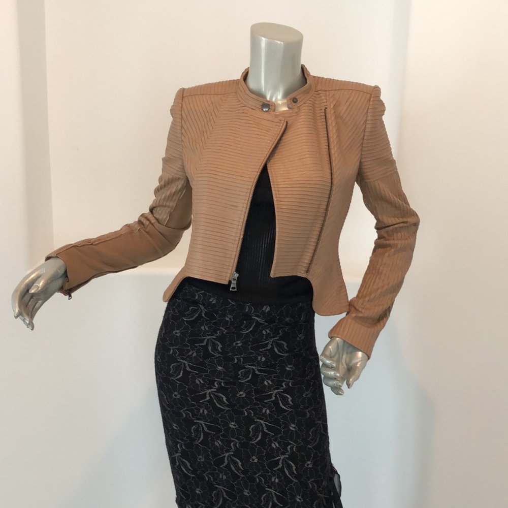 Bcbgmaxazria Jacket CONRAD Faux Leather Moto